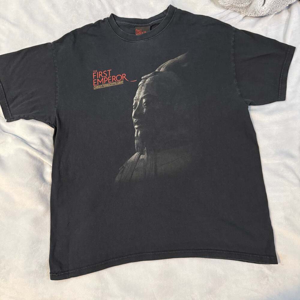 The First Emperor China's Terracotta Army British Museum Black Graphic T-Shirt
